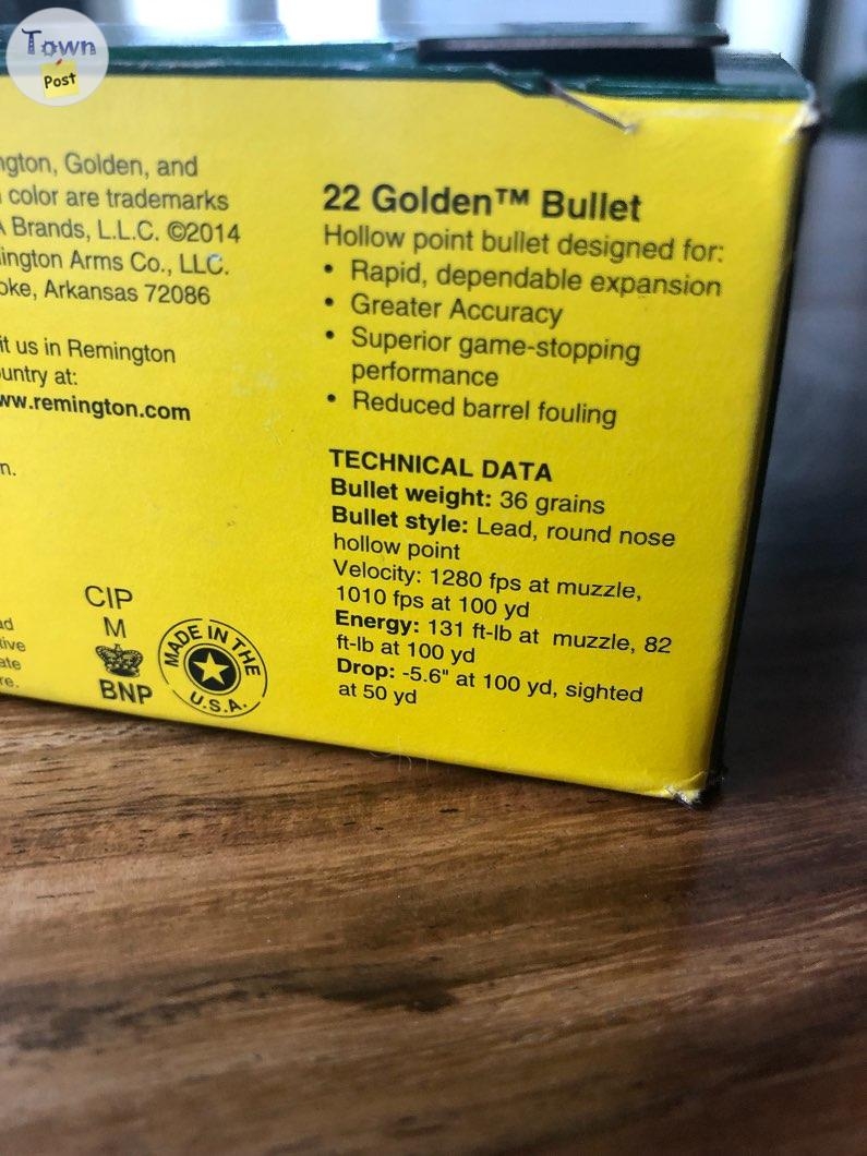 725 rnds 22lr hollow point 36 gr Remington Golden Bullet - 4 - 1027899-1712551693_2