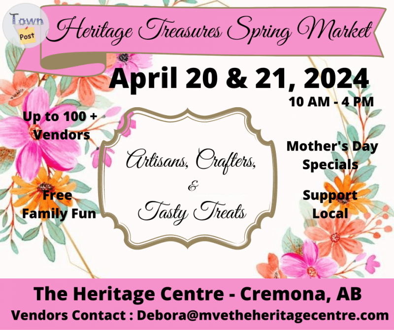 HERITAGE TREASURES SPRING MARKET APRIL 20-21 2024 - 1 - 1028619-1712770503