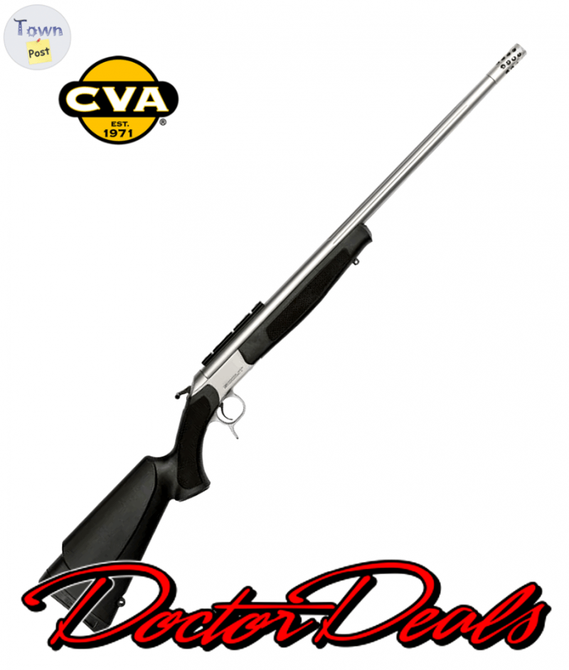 CVA Scout V2 SS-Black, single shot, break open 450 Bushmaster Rifle, CR4830S - 2 - 1029543-1712965490_0