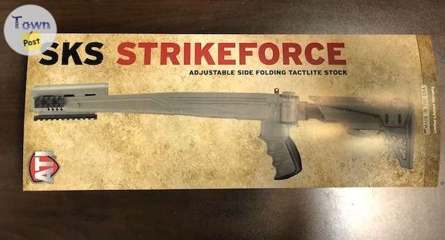 Brand new ATI Strikeforce SKS 6-Position Adjustable Side Folding Tactlite Stock-Destroyer Grey $160 - 1 - 1033667-1713996988