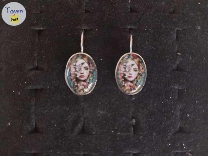 13 x 18 mm cameo cabochon earrings  - 11 - 1035982-1714614085_2