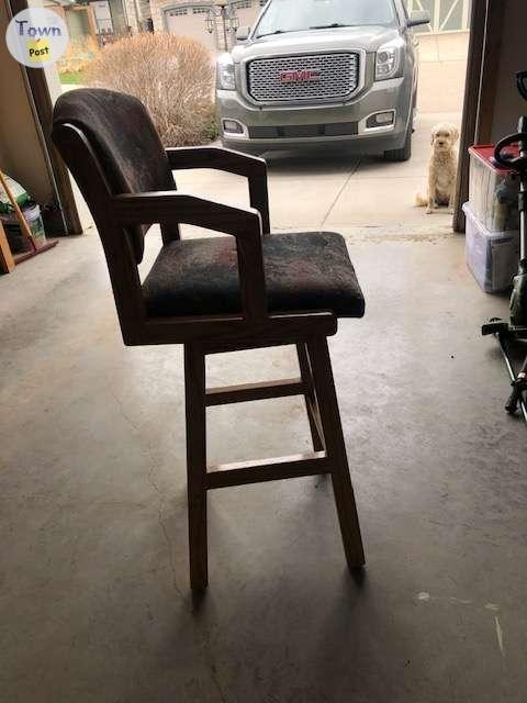 Kitchen Chairs (6) Bar Stool Height Swivelling - 1 - 1037174-1714931293