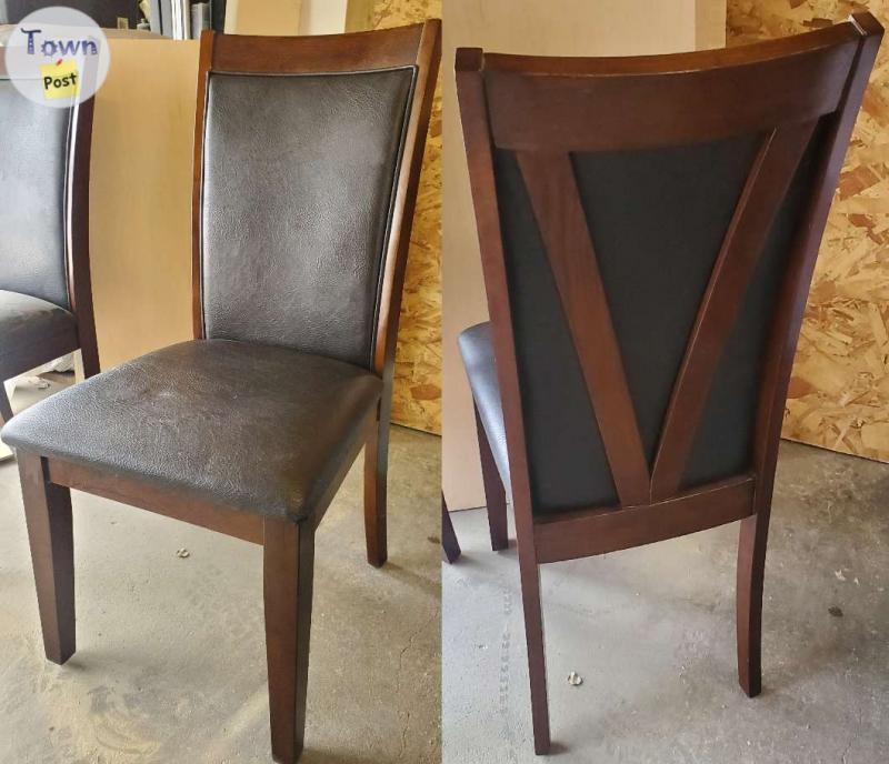 3 Pulverized leather chairs - 1 - 1038760-1715309173