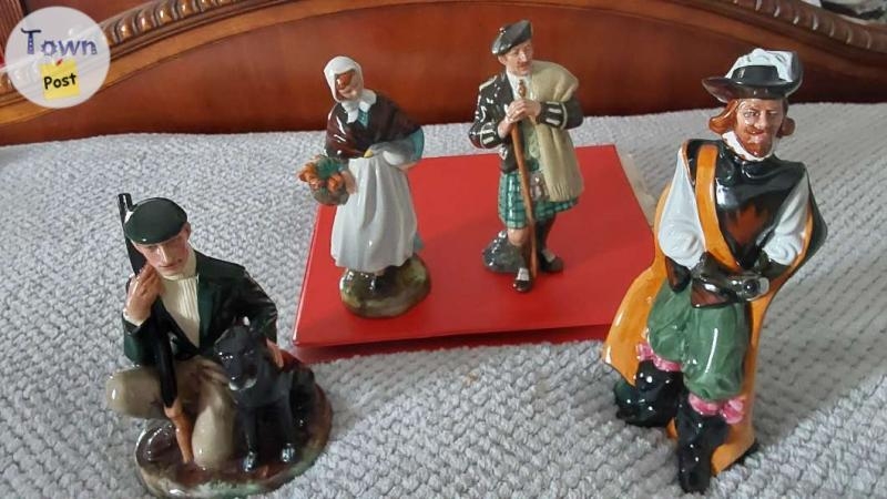 5 Royal Doulton figurines, Judge, Gamekeeper, Cavalier (SOLD), Laird, Stitch in Time, Country Lass, Made in England, $60 & up - 4 - 1038900-1715361608_3