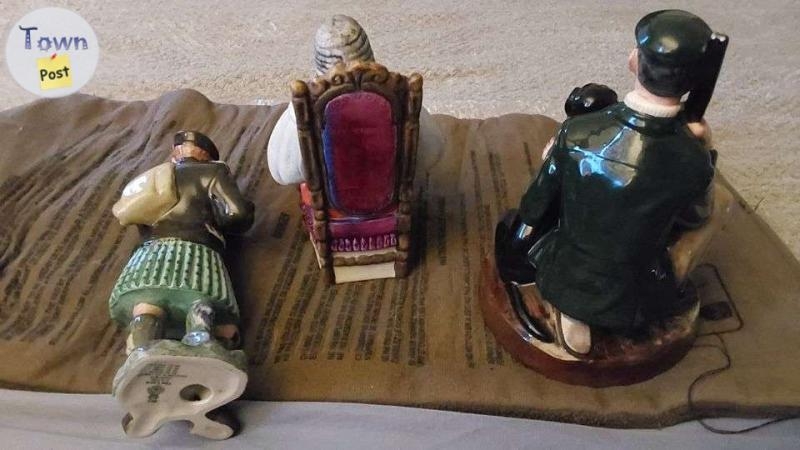 5 Royal Doulton figurines, Judge, Gamekeeper, Cavalier (SOLD), Laird, Stitch in Time, Country Lass, Made in England, $60 & up - 8 - 1038900-1715361608_7