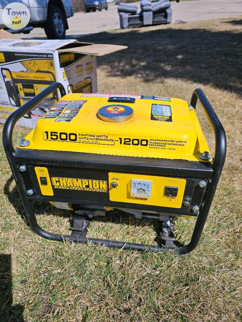 1500 watt Champion Generator - 1 - 1038918-1715363928