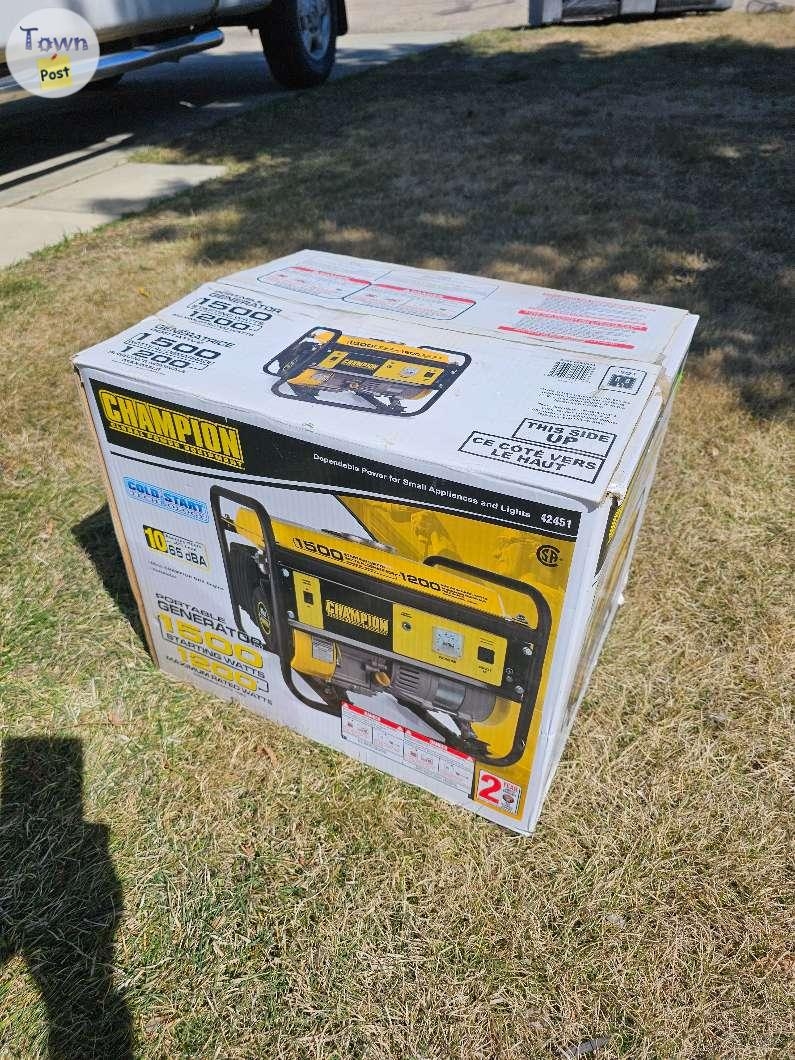 1500 watt Champion Generator - 2 - 1038918-1715363928_0