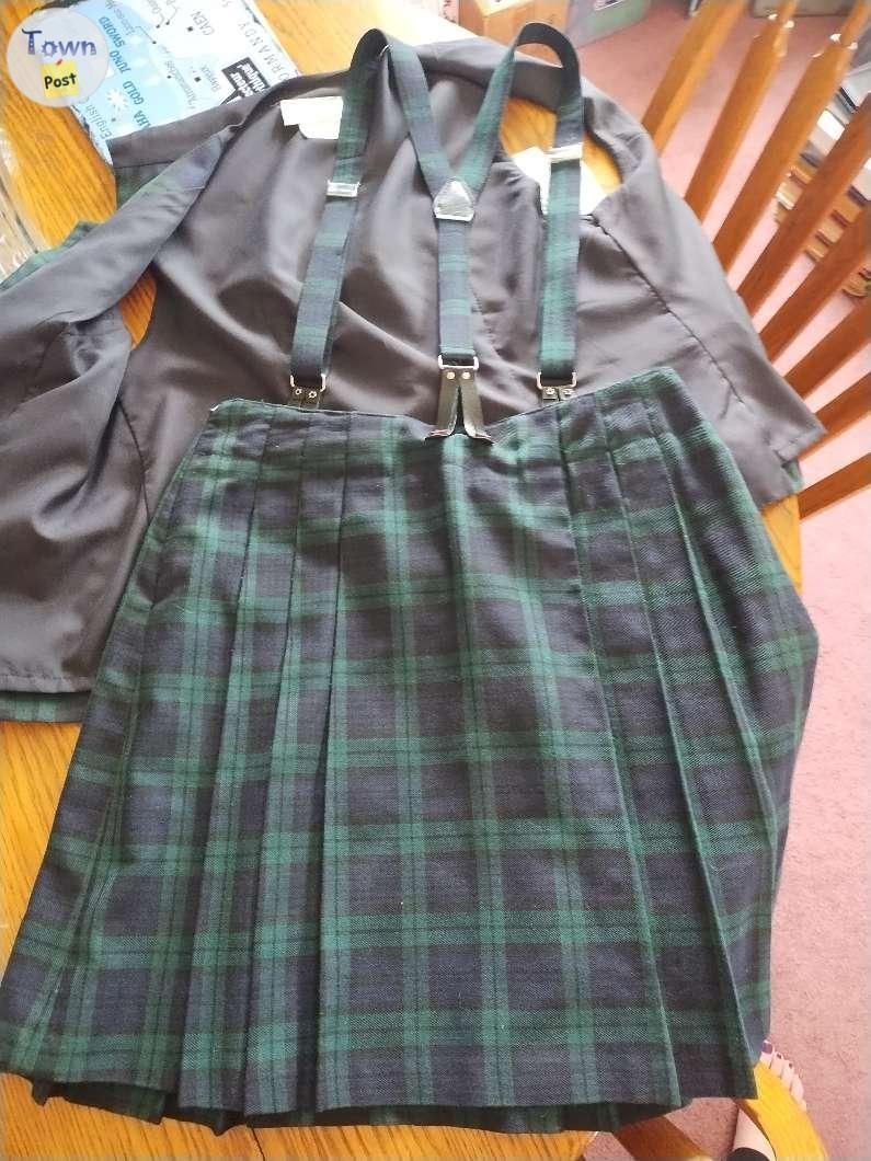 Youth/teen size plaid skirt and vest - 3 - 1039018-1715379954_1