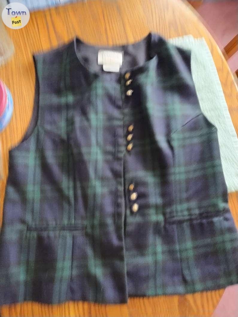 Youth/teen size plaid skirt and vest - 4 - 1039018-1715379954_2