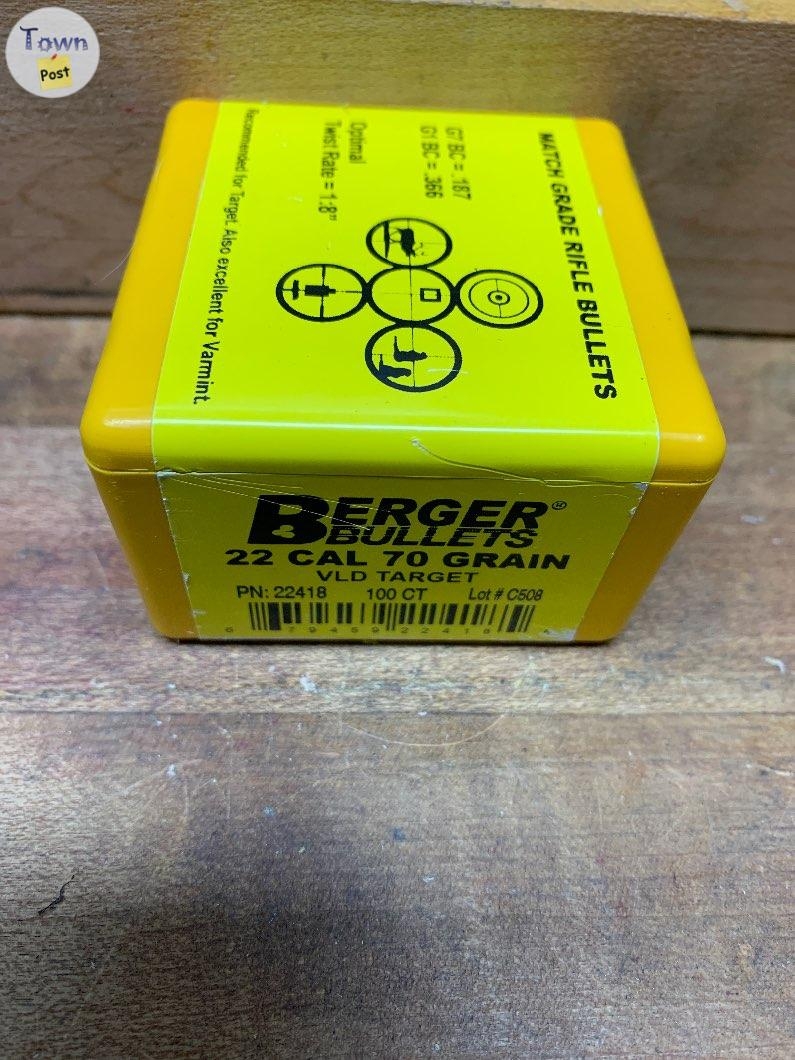 Berger .22 cal 70 grain - 1 - 1041905-1716167148