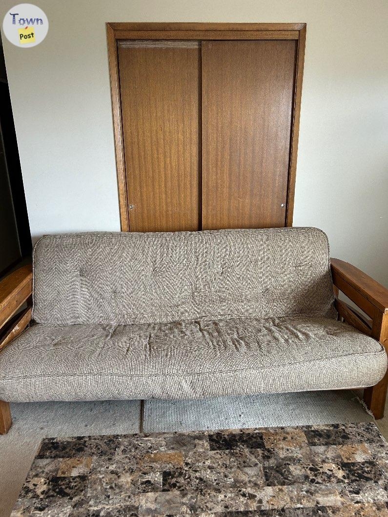 FREE double futon wooden from Costco  - 1 - 1042155-1716239506