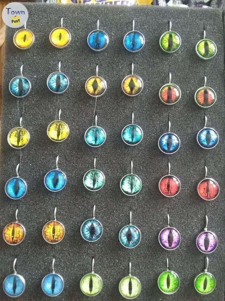 12 mm cabochon lever back earrings  - 3 - 1043092-1716498774_1