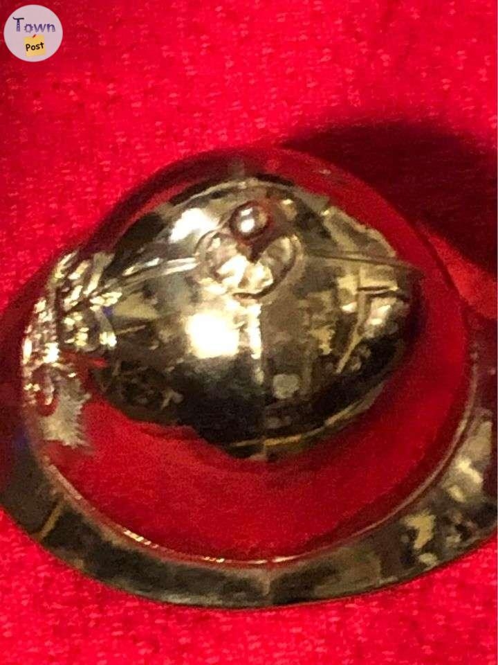 Miniature Gold Bobby Police Helmet Bell - 4 - 1043250-1716557610_2