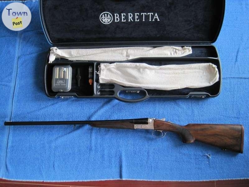 Beretta 471 Silver Hawk 20GA LH side by side shotgun. - 6 - 1047743-1717684794_4