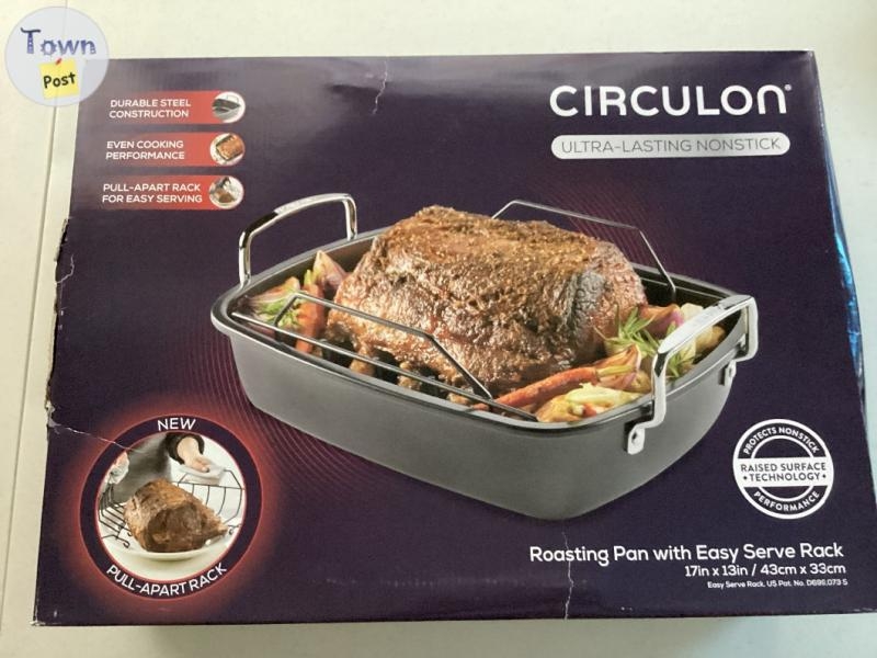 BRAND NEW CIRCULON ROASTER WITH SERVING RACK LIFETIME WARRANTY - 1 - 1051533-1718501566