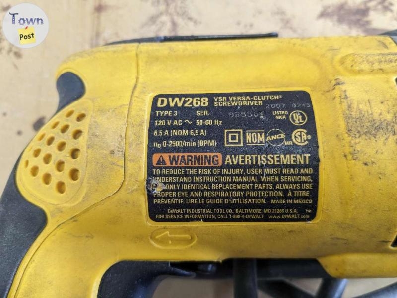 Dewalt Dw268 VSR Versa Clutch Screwgun - 4 - 1053597-1718652583_2