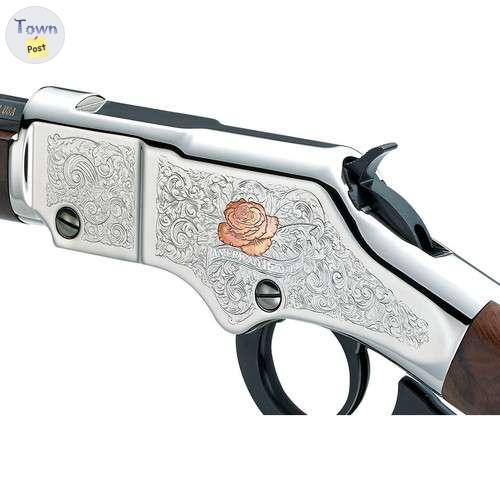 Brand new Henry H004AB American Beauty 22 LR Ambi 20" Blued Wood Stk. Lever Action Rifle $1350 - 2 - 1056152-1719267905_0