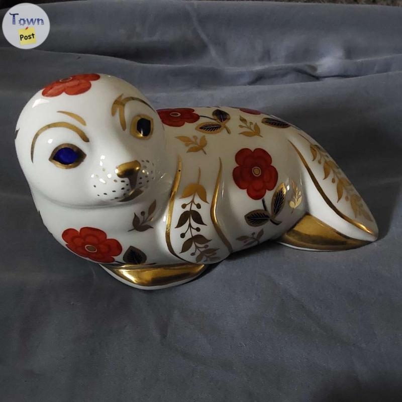 Royal Crown Derby paperweight, Scottish terrier , owl with gold stoppers - 5 - 1057184-1719537345_3