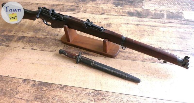 Lee Enfield SMLE MK111 Ishapore 1940 with mag cut-off and correct bayonet - 1 - 1064142-1721259498