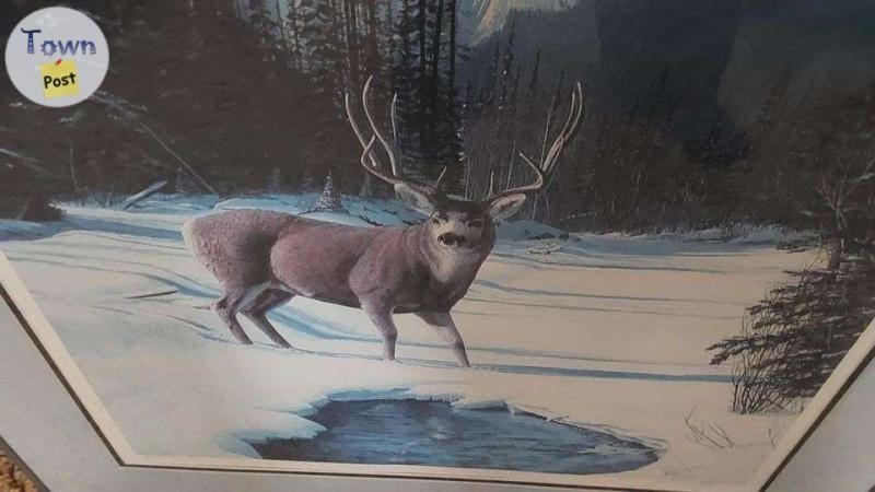 John Stone (deceased 2019), signed 1988 Mountain Muley framed print - 2 - 1064952-1721525585_0