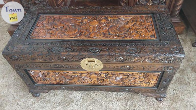 Two vintage ornate nesting wooden chests, never used! - 3 - 1065206-1721595001_1