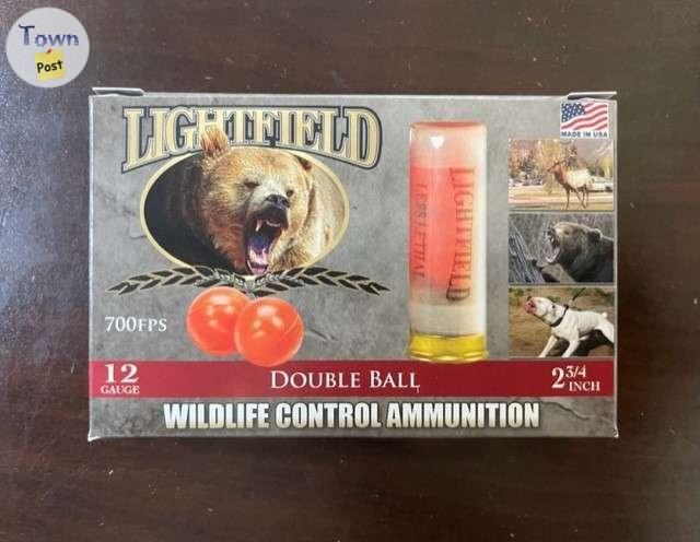 Lightfield Wildlife Control 12GA 2.75" Double Ball Rubber Ammunition $20/box 5 rds - 1 - 1071359-1723154515