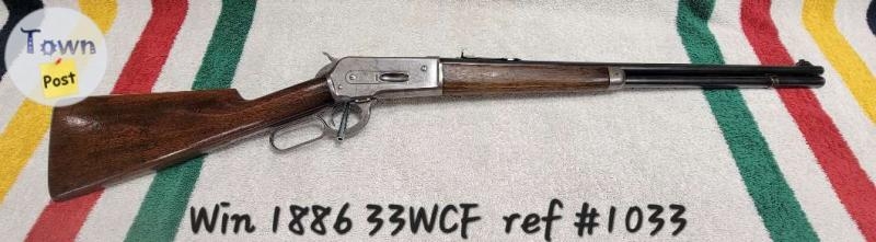 Winchester Model 1886 Sporting Rifle in 33W.C.F. ref #1033 - 1 - 1074798-1723926025