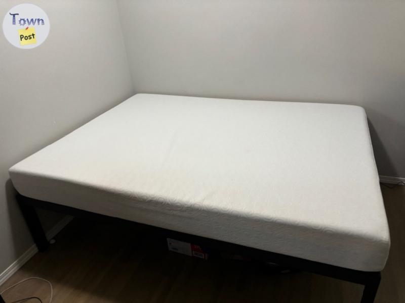 Full size bed frame and mattress - 1 - 1077453-1724689494