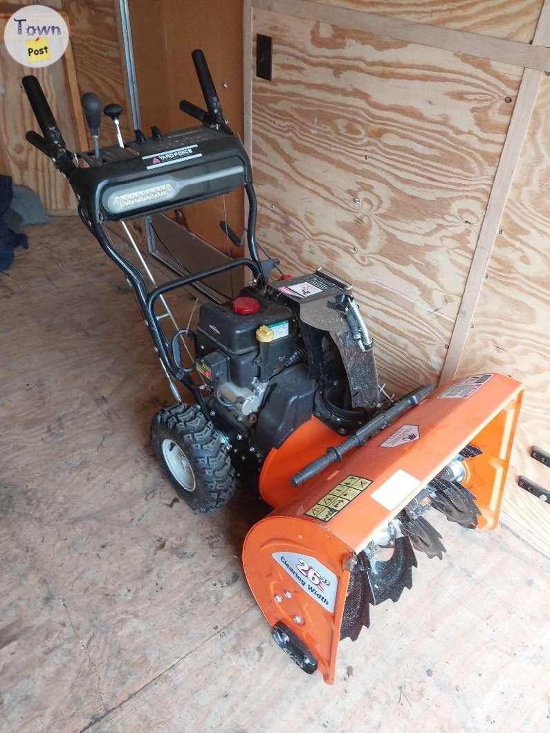 26" Snowblower new condition - 1 - 1082969-1726100009