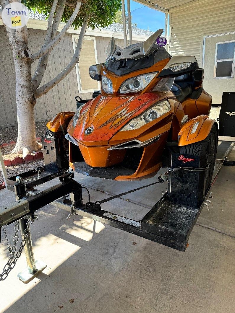 Canam Spyder Motorcycle Custom Trailer  - 4 - 1083575-1726261296_2