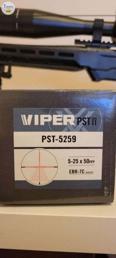 Weatherby Vanguard / Howa 1500 6.5 CM, MDT LSS-XL gen2, Vortex Viper PST Gen 2 (MRAD) 5-25x50 FFP illuminated, 8 boxes of ammo - 5 - 1086176-1726962631_3