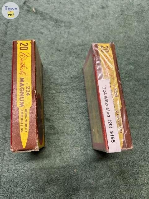 Weatherby 224 mag factory ammo, I will ship  - 2 - 1088316-1727543105_0