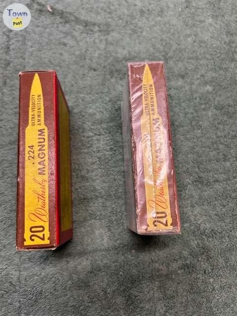 Weatherby 224 mag factory ammo, I will ship  - 4 - 1088316-1727543105_2