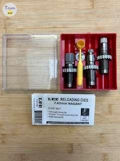 Lee Precision 7.62 Nagant Pistol FL 3 die set - no crimp die included - 1 - 1090055-1727992122