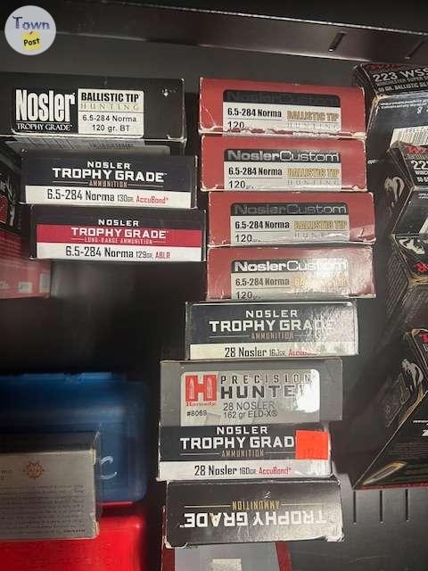 28 Nosler + 6.5-284 Norma factory ammo - 1 - 1091523-1728340183