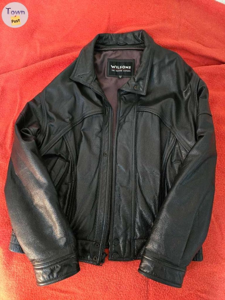 MEN'S LEATHER JACKET WILSON XL - 1 - 1092310-1728572202