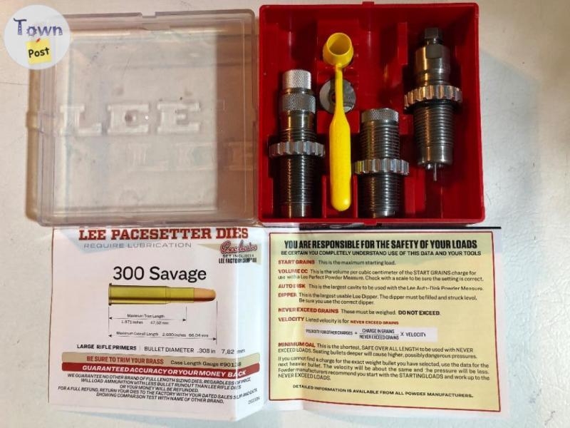 Lee Precision 300 Savage FL Steel Reloading die set w/ crimp die - 1 - 1092495-1728602478