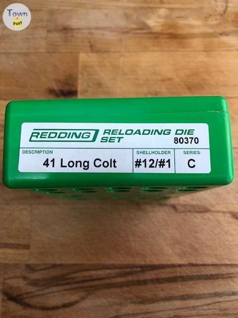 Redding .41 Long Colt 3-die set plus 10x pcs Starline 41 Long Colt Unprimed Brass & shell holder - 1 - 1092851-1728696013