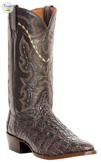 Dan Post Genuine Caiman Alligator Leather Western Boot Size 12 - 6 - 1096430-1729625293_4