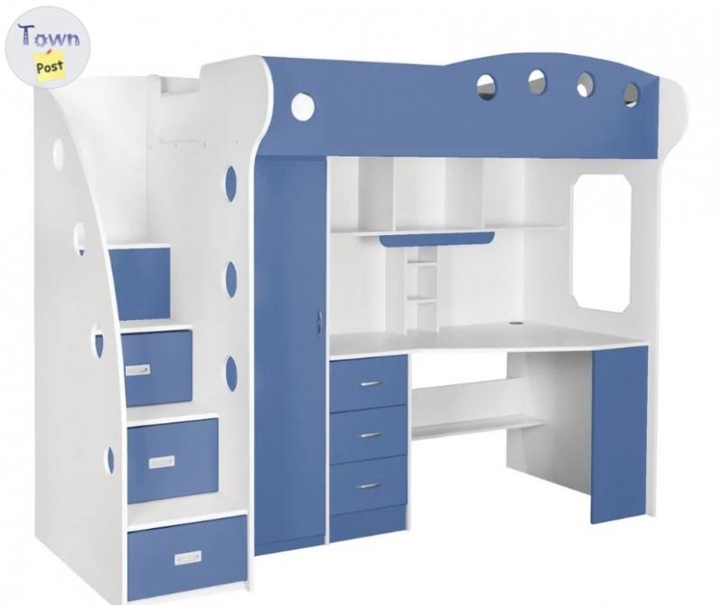 **Loft bunk and desk** - 1 - 1096750-1729715005