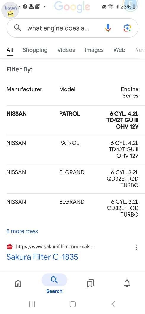 Sakura oil filter for (Nissan) - 2 - 1097487-1729896763_0