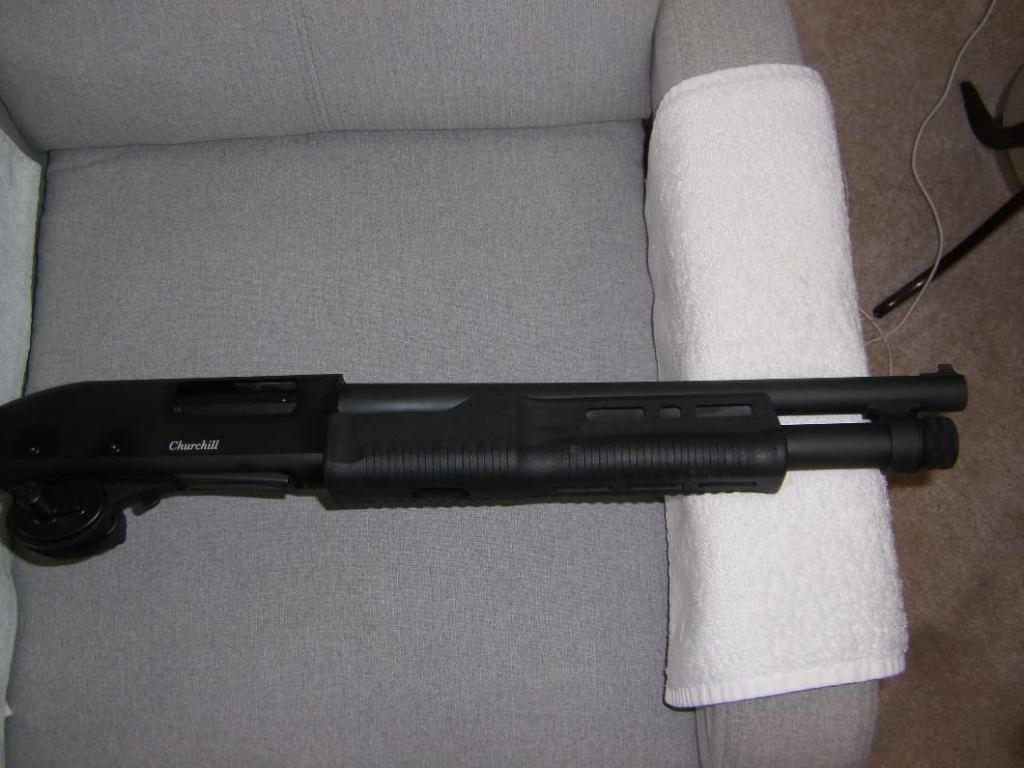 Perfect condition Churchill 12 gauge pump action short shotgun - 4 - 1101635-1730925946_2