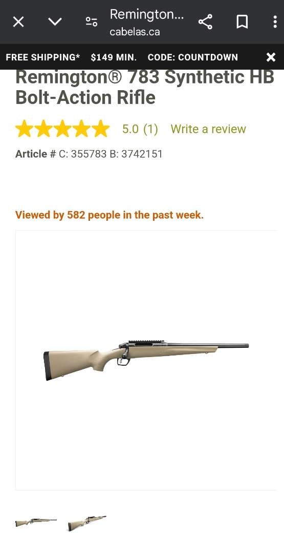 Brand new Remington 783 ...223  - 8 - 1101970-1730999306_6