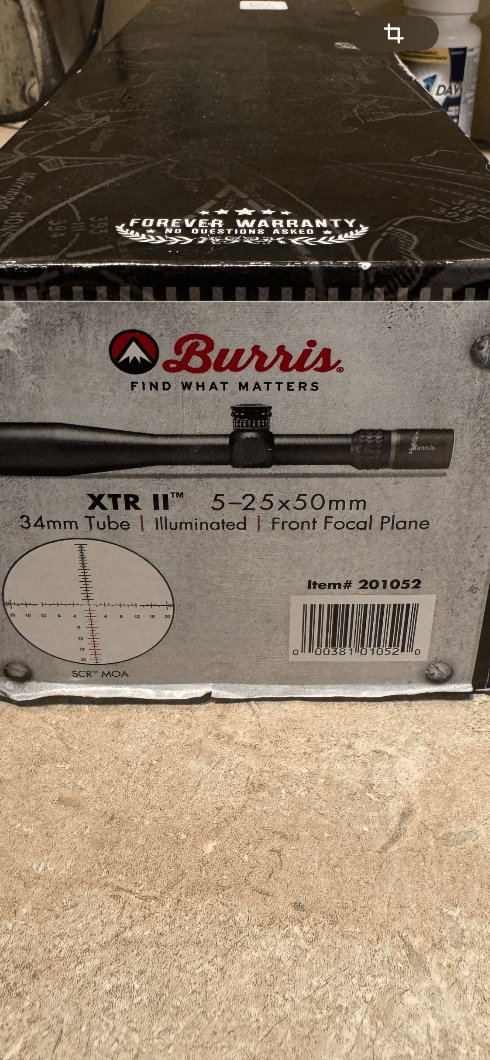 Brand new  Burris XTR 2  5-25x50 illuminated  - 5 - 1102829-1731207606