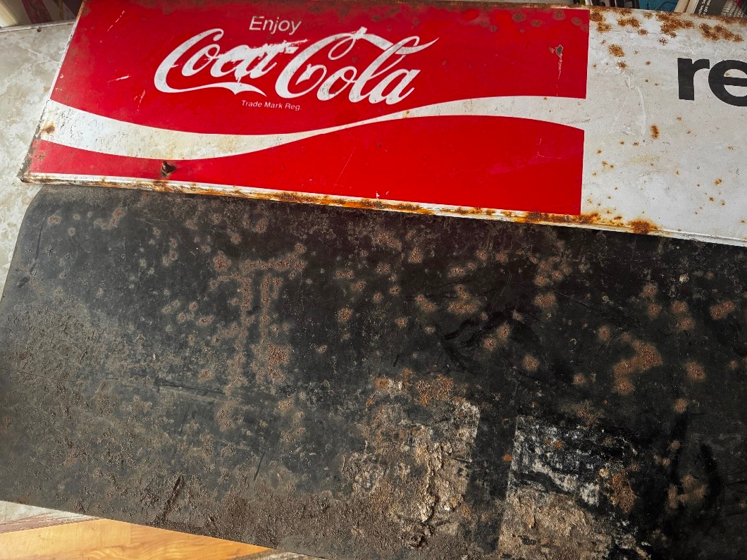 Vintage Coca Cola Sign - 1 - 1103459-1731367638