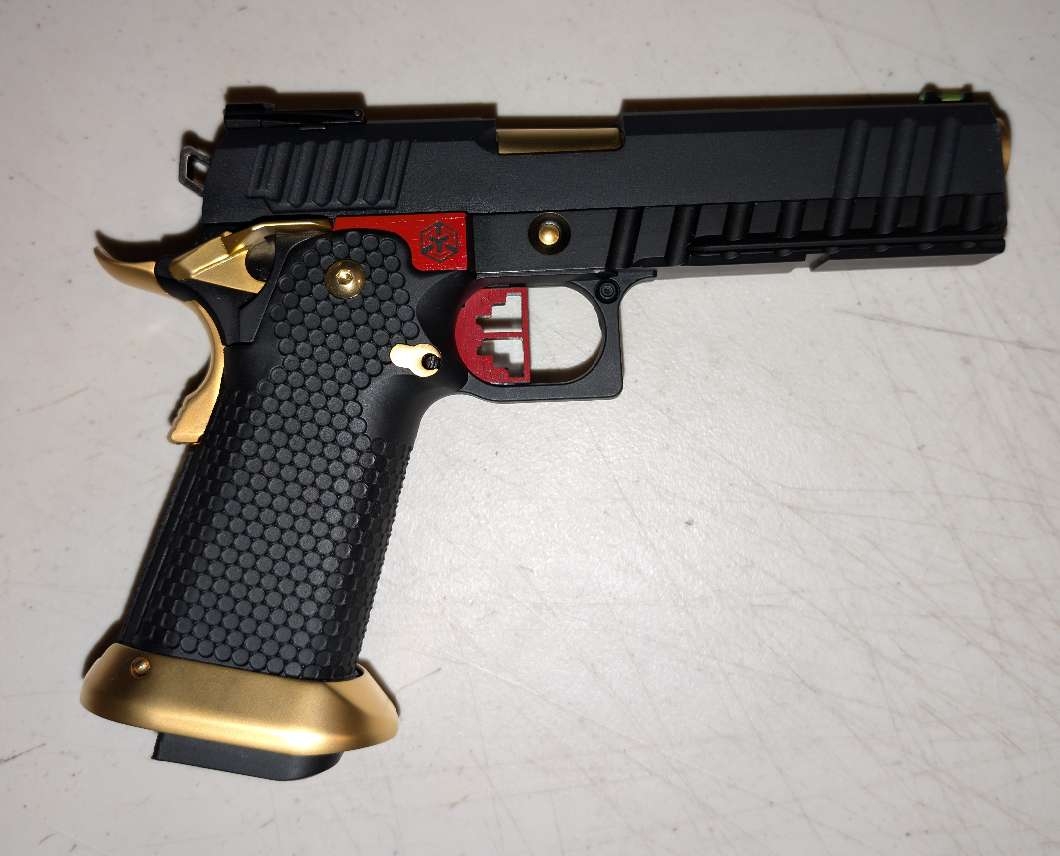 AW Custom HI CAPA Gold Trim Gas Blowback Airsoft  - 1 - 1105086-1731805139