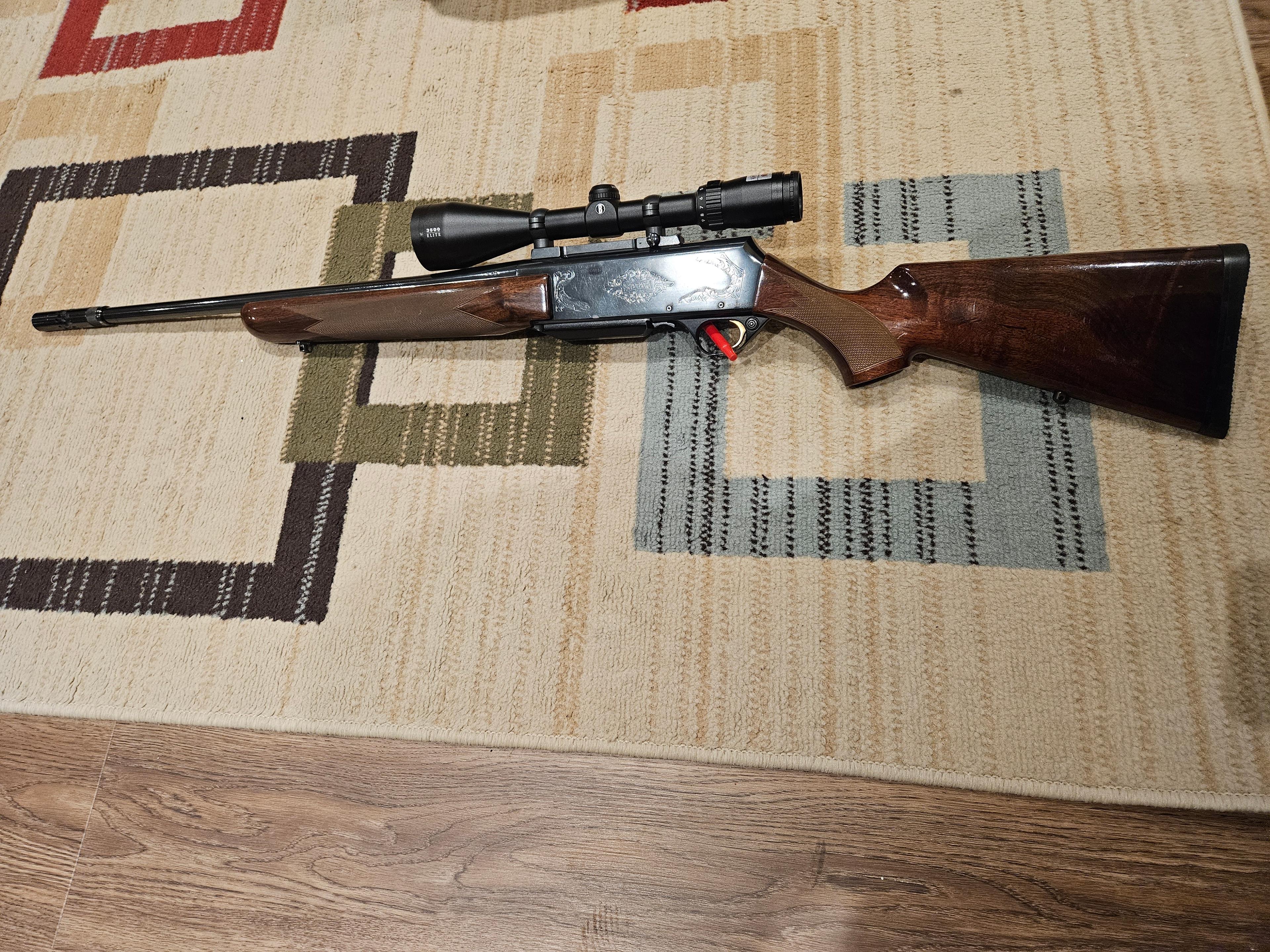 Photo of BROWNING BAR MkII SAFARI Grade 30.06 with BOSS system with spare magazine and Bushnell Precision Elite 3500 3x9x50 with DOA 600 Reticle Riflescope