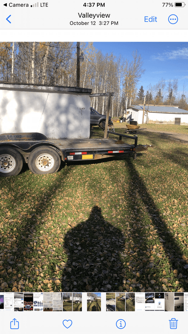 Photo of 2006 heavy duty 16’ equipment/car hauler trailer  - 2