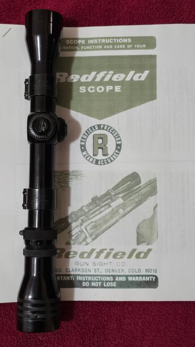 Photo of REDFIELD USA 2-7X  WIDESCREEN VINTAGE RIFLE SCOPE - 1