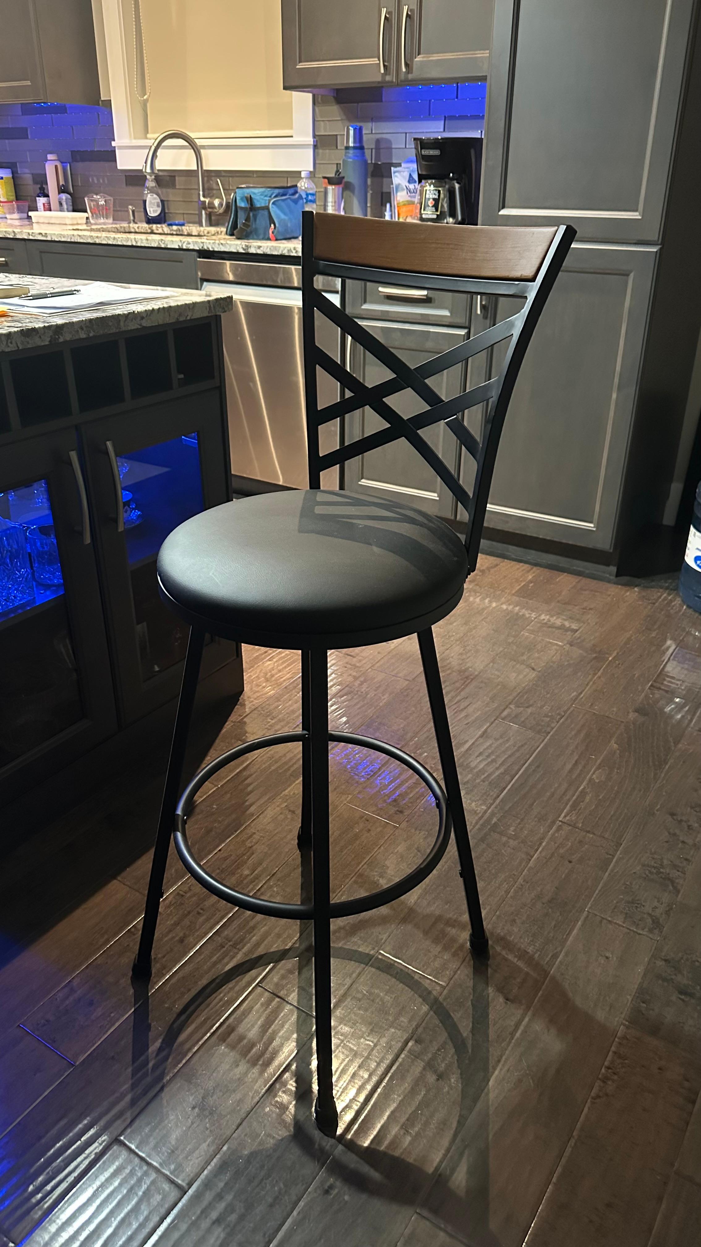 Photo of Adjustable swivel bar stools